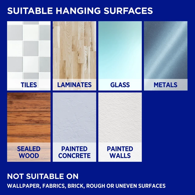 Alt view image 5 of 7 - Permastik Small Adhesive Picture Hooks, Rental Safe, 9 Pack, Holds up to 1.65 lbs