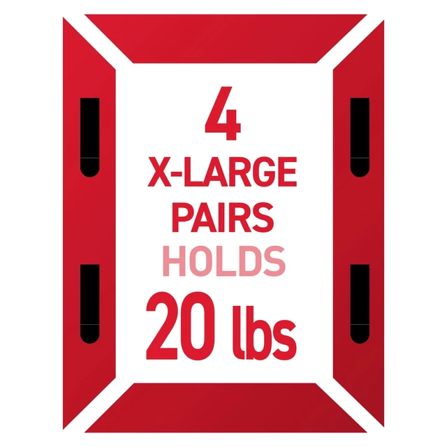 Alt view image 2 of 5 - Command Heavy Duty Picture Hangers (3 Pack) - Holds 20Lbs, Black, Damage-Free Hanging, 8Pairs Adhesive Strips