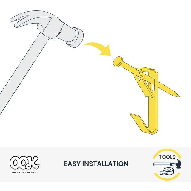 Alt view image 6 of 6 - Ook Picture Hanging Kit, 3-Pack, 10-30 lbs, Steel, Zinc Finish, Silver