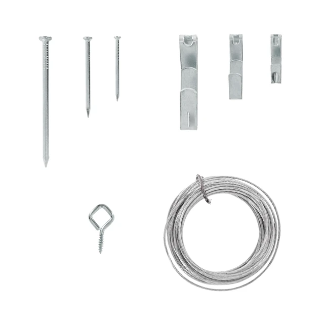 Alt view image 2 of 6 - Ook Picture Hanging Kit, 3-Pack, 10-30 lbs, Steel, Zinc Finish, Silver