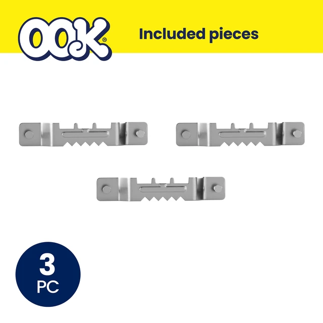 Alt view image 5 of 6 - Ook Sawtooth Picture Hangers ReadyNail Small Self-Leveling Steel Zinc Finish Silver (4-Pack)