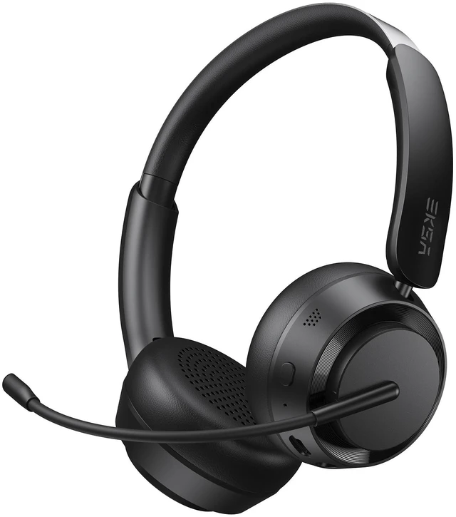 Main image of H35 Wireless Headset with Mic for Work, Bluetooth 5.4 Headphones with AI Noise-Canceling Microphone, 25H Playtime & Mic Mute,169g On Ear Headphones for Trucker/Remote Work/Call Center/Office