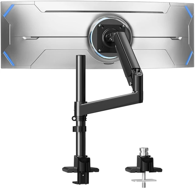 Main image of Odyssey G9 Tall Monitor Arm Holds 4.4-44 lbs for 32-49 Inch Screens | 25" Height for Ultrawide Monitor mount Compatible with Heavy Samsung LG Flat/Curved Monitors, Full Motion Monitor Desk Stand