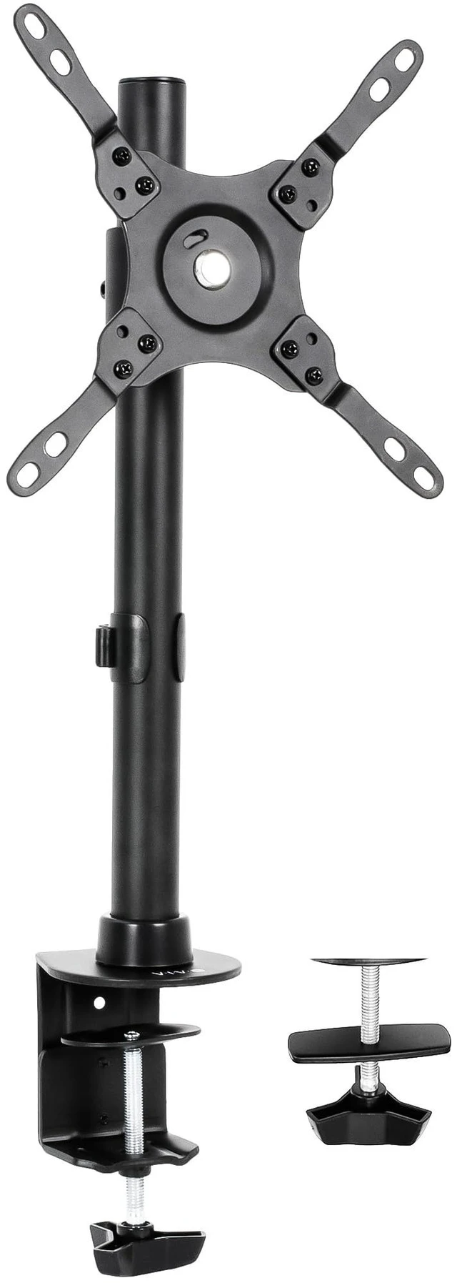 Main image of Ultra Wide Screen TV and Monitor Desk Mount, Adjustable Height and Tilt Stand for Screens up to 42 inches, Black, STAND-V101C