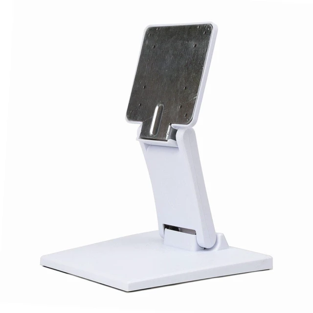 Main image of Single Adjustable LCD Monitor Stand Mount Folding VESA Monitor Desk Stand with VESA Hole 75x75mm 100x100mm (White)