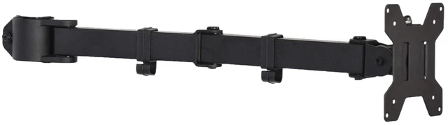 Main image of Black Single Monitor Arm for Desk Stand, 13-27 in Screens, PT-SD-AM01A | Monitor Arm for 1 Screen, Sturdy Steel, Full Articulation, Cable Management, Holds 22 lbs