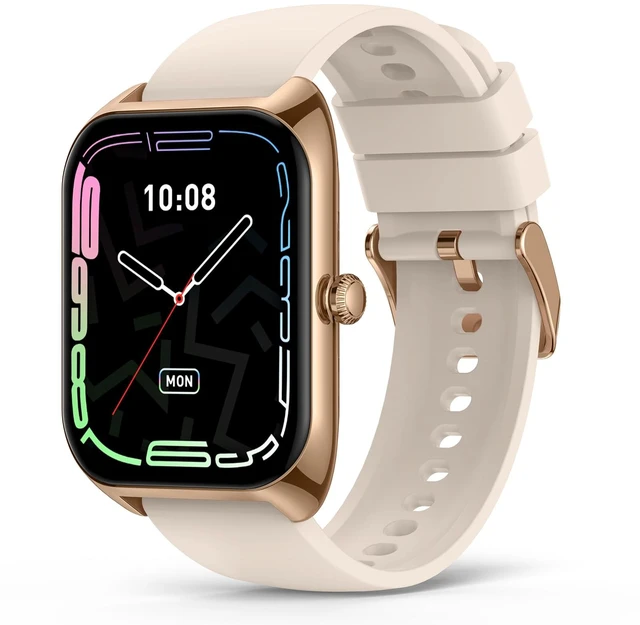 Main image of Smart Watch for Women Men (Answer/Make Call), 2.02" Smartwatches with 110+ Sport Modes, Sleep Monitor, IP68 Waterproof Fitness Watch (Champagne Gold)