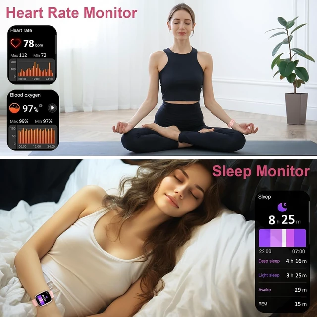Alt view image 4 of 7 - Smart Watch for Women Men(Answer/Make Call), 2026 New 1.91" HD SmartWatch, Fitness Watch with 120+ Sport Modes, IP68 Waterproof, Pedometer, Heart Rate/Sleep Monitor, Activity Tracker for Android iOS