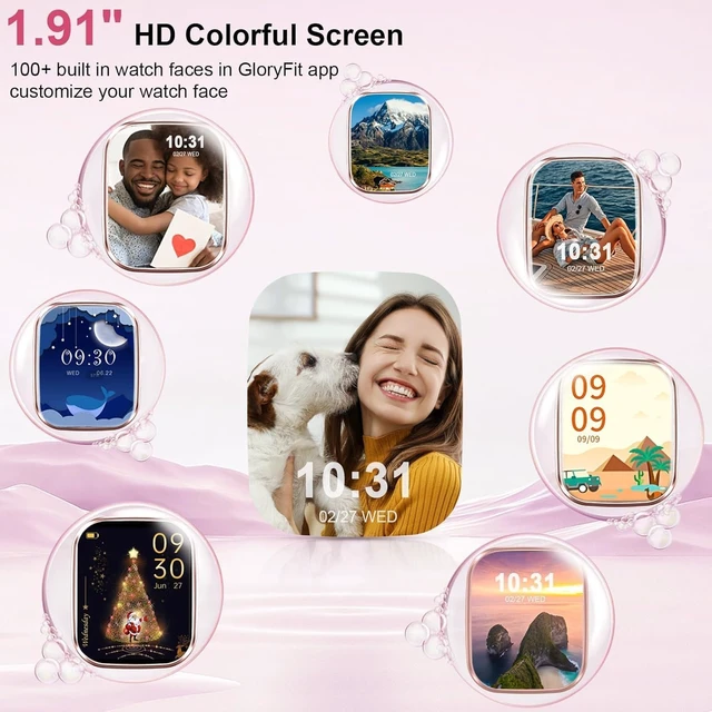 Alt view image 3 of 7 - Smart Watch for Women Men(Answer/Make Call), 2026 New 1.91" HD SmartWatch, Fitness Watch with 120+ Sport Modes, IP68 Waterproof, Pedometer, Heart Rate/Sleep Monitor, Activity Tracker for Android iOS