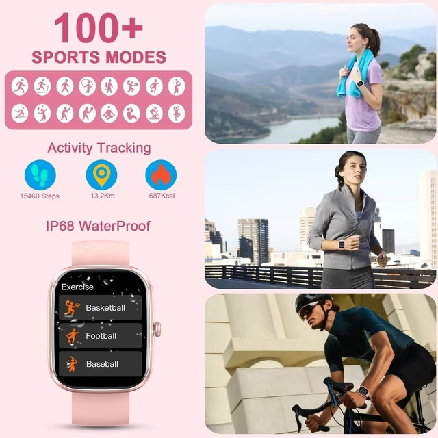 Alt view image 7 of 7 - Smart Watch for Women Men(Answer/Make Call), 2026 New 1.91" HD SmartWatch, Fitness Watch with 120+ Sport Modes, IP68 Waterproof, Pedometer, Heart Rate/Sleep Monitor, Activity Tracker for Android iOS