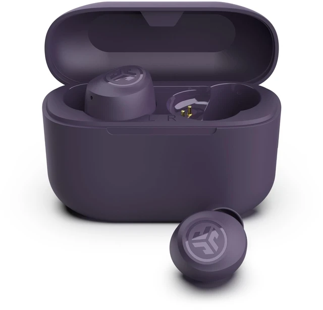 Main image of Go Air Pop+ True Wireless Earbuds, in Ear Headphones, Bluetooth Earphones, 35H Playtime Ear Buds, Bluetooth Earbuds with Microphone, USB-C Charging Case, Dual Connect, EQ3 Sound, Violet