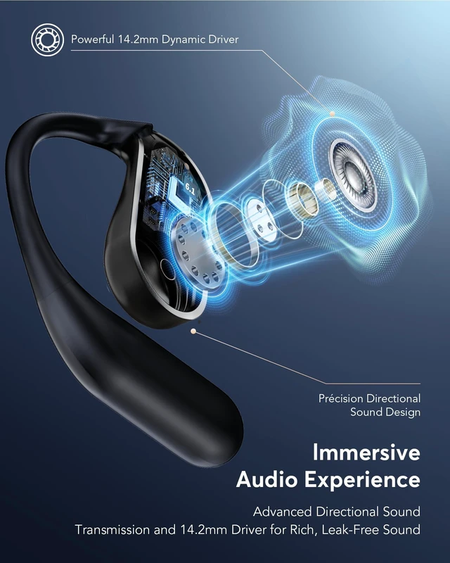 Alt view image 6 of 7 - AI Translation Earbuds Real Time,199+ Language Translator Earbuds Open Ear | No Subscription Translating HeadphonesAI Optimized Audio, Audifonos Traductores Inglés , 6-in-1 Smart Headphones