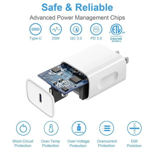 Alt view image 2 of 6 - iPhone 18 17 16 15 Charger Fast Charging 3Pack USB C Charger Type C Charger | 6FT Cable for iPhone 18/18 Pro/18 Pro Max/iPhone Duo/17/17 Plus/17 Pro/17 Pro Max/16/16 Plus/16 Pro Max/15 Pro Max