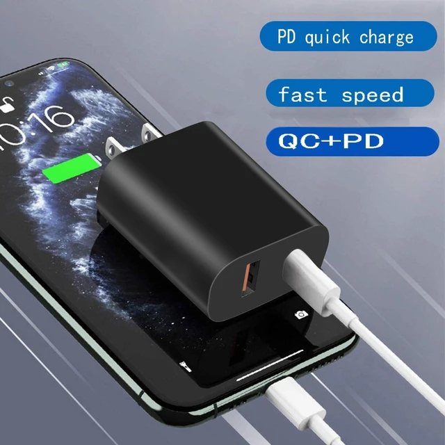 Alt view image 4 of 7 - 4 Pack USB C Charger Block,20W USB-C & USB-A Port Chargerfor i Phone 17/16/15/14/13/12/11/X/8, i Pad and More