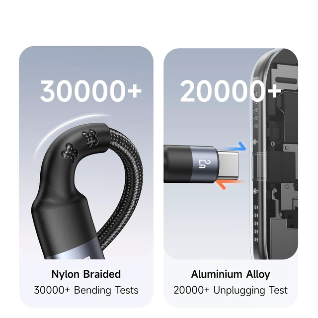 Alt view image 5 of 7 - 4 TypeC Multi Charging Cable 4 in 1 Charging Cords for Multiple Devices 4ft | 2Pack 4FT USB to USB C Cable, Universal Phone Charger Cord for Phone17-8/Androids/Pad and More