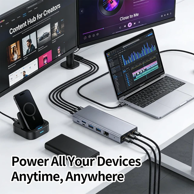 Alt view image 4 of 5 - USB C to USB C Cable, 100W 5A Super Fast Charging, PD 3.0, Type C to Type C, 5-Pack (5ft,), for iPhone 17/16 Pro Max, iPad Pro,Samsung Galaxy S25/24