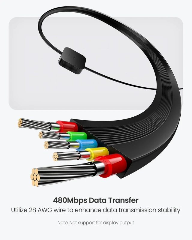 Alt view image 5 of 7 - 240W USB C to USB C Retractable Cable, 6.6ft, Black | 5A PD/PPS Fast Charging, 480Mbps Data Transfer, For i-Phone Duo, i-Phone 17 18 Pro, Mac-book Pro M4, Galaxy S25 Ultra
