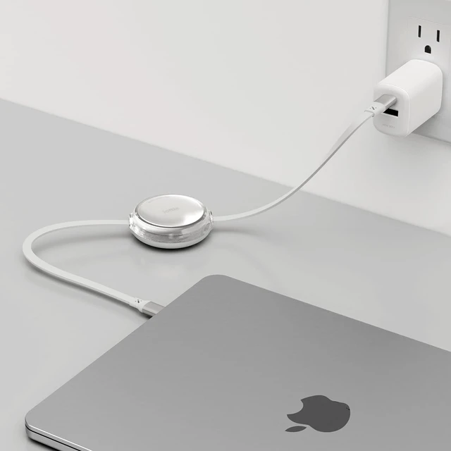 Alt view image 7 of 7 - Basix 100W Retractable USB-C Cable, Fast Charging USB C-to-C Cable with 4 Adjustable Cable Lengths, USB C Cable for iPhone 17/17 Air/17 Pro/Pro Max, 16, 15 Series, Samsung S24/23+