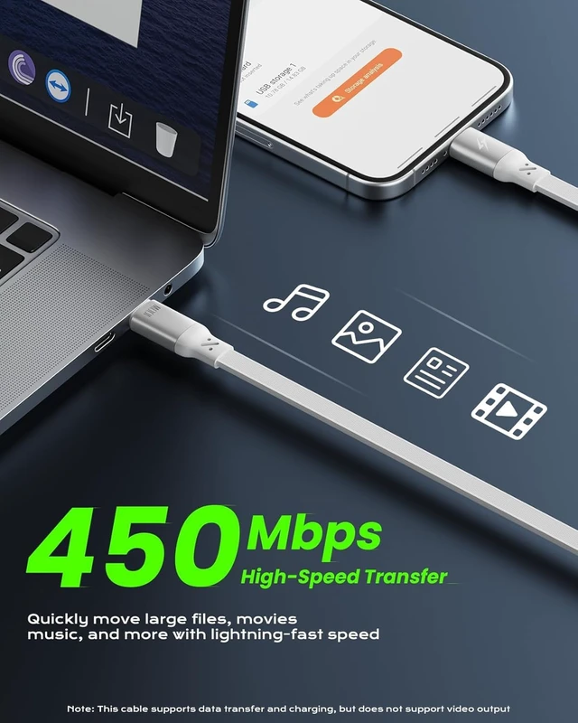 Alt view image 5 of 7 - Basix 100W Retractable USB-C Cable, Fast Charging USB C-to-C Cable with 4 Adjustable Cable Lengths, USB C Cable for iPhone 17/17 Air/17 Pro/Pro Max, 16, 15 Series, Samsung S24/23+