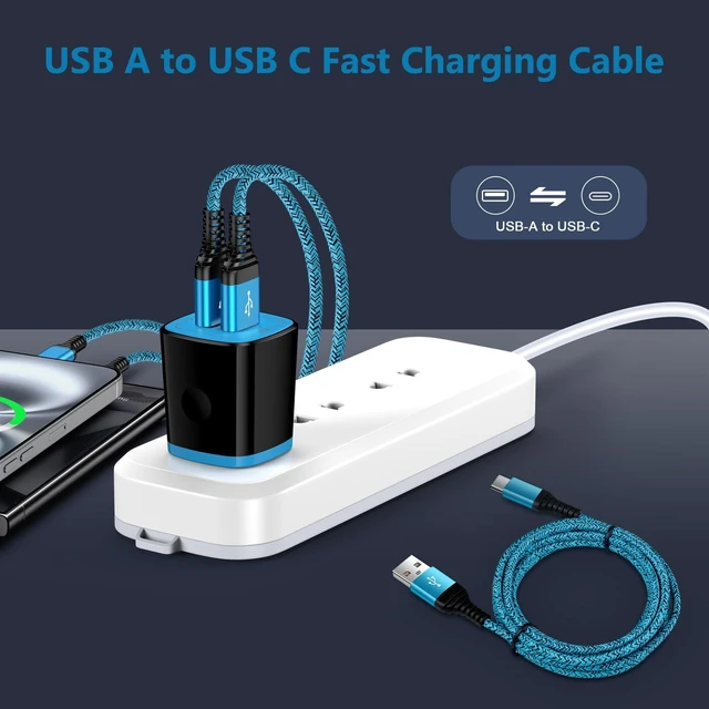Alt view image 4 of 7 - USB A to USB C Cable 3A Fast Charging Car Carplay Cord 6 FT Type C Charger Car Charging Cord for iPhone 18 Pro Max,17e 17 Pro Max Air,16e,16 Pro Max,16 Pro,16 Plus,15 Pro Max,15 Plus Cable for Carplay