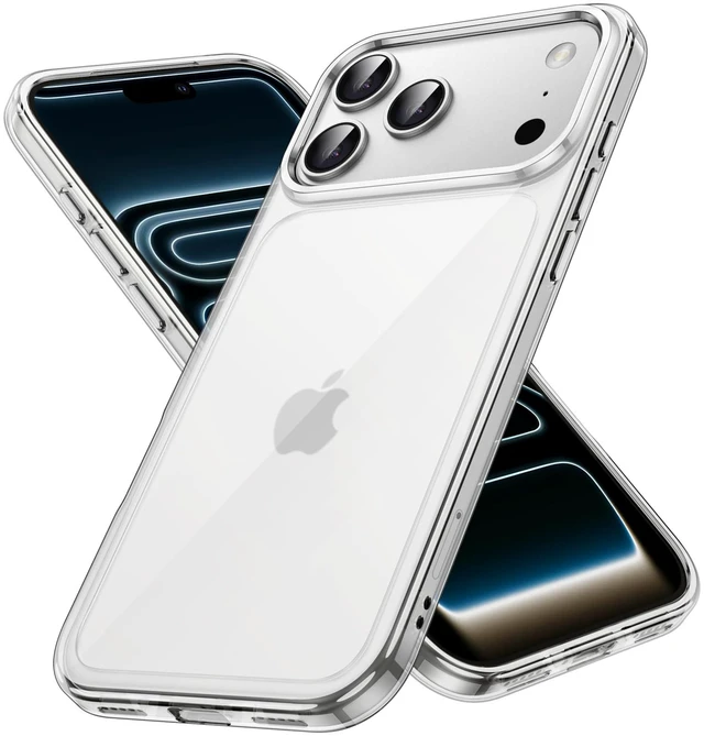 Main image of Case for iPhone 17 Pro, Anti-Yellowing, Clear | Shockproof Protection, Scratch Resistant Hard PC Back, Durable Transparent TPU Bumper