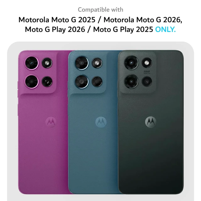 Alt view image 2 of 7 - Merge for Moto G Play 2026 / G 2026 / G 2025 Phone Case - Black | Military Grade Drop Tested | Dual Layer Heavy Duty Protection | Rugged Slim Grip Case for Motorola G 2025/2026 & G Play 2026