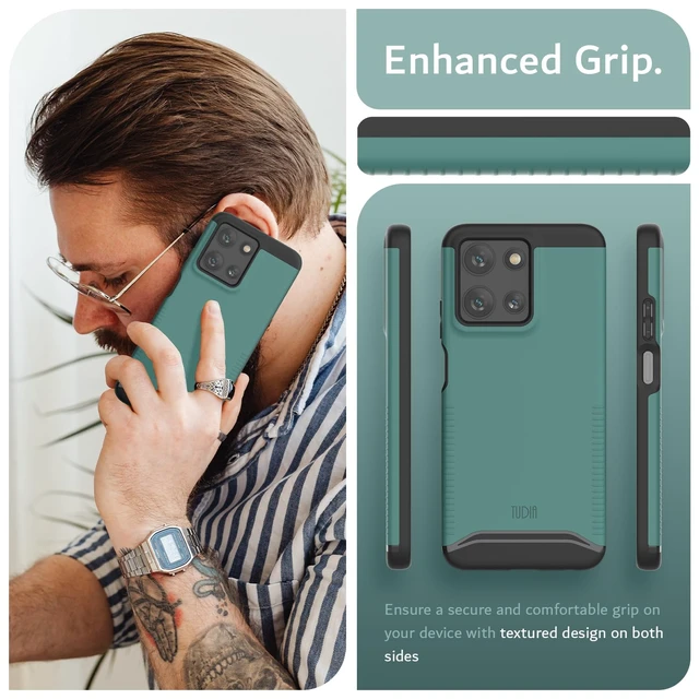 Alt view image 4 of 7 - Merge for Moto G Play 2026 / G 2026 / G 2025 Case - Hunter Green | Military Grade Drop Tested | Dual Layer Heavy Duty Protection | Rugged Slim Grip Case for Motorola G 2025/2026 & G Play 2026