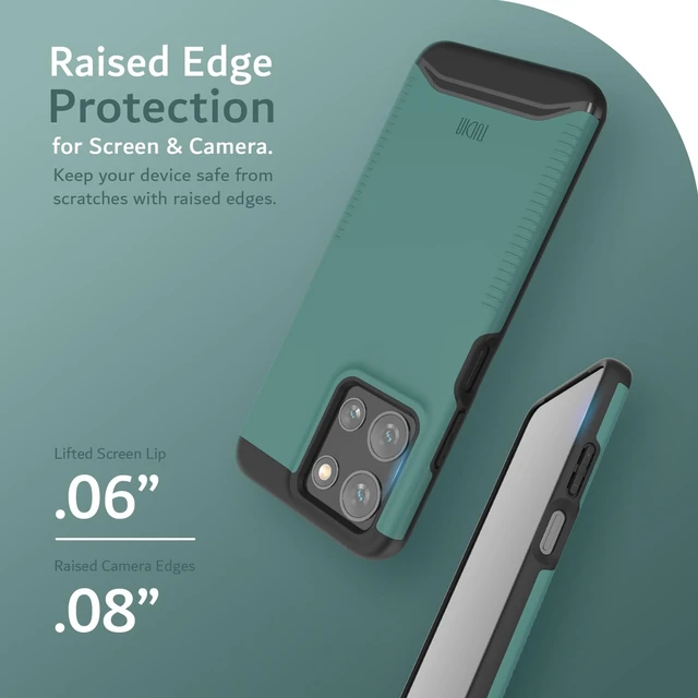 Alt view image 5 of 7 - Merge for Moto G Play 2026 / G 2026 / G 2025 Case - Hunter Green | Military Grade Drop Tested | Dual Layer Heavy Duty Protection | Rugged Slim Grip Case for Motorola G 2025/2026 & G Play 2026