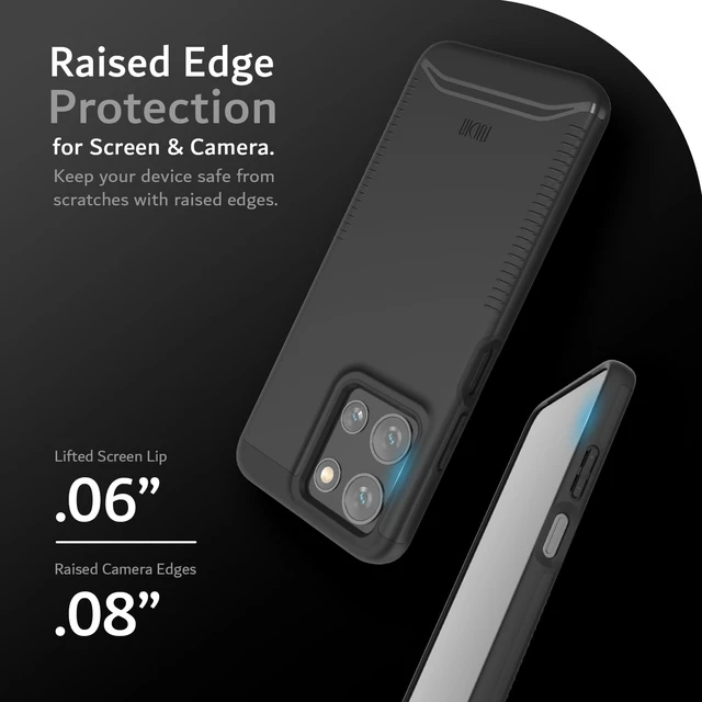 Alt view image 5 of 7 - Merge for Moto G Play 2026 / G 2026 / G 2025 Phone Case - Black | Military Grade Drop Tested | Dual Layer Heavy Duty Protection | Rugged Slim Grip Case for Motorola G 2025/2026 & G Play 2026
