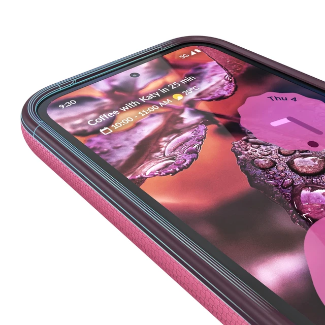 Alt view image 7 of 7 - Dual Guard for Google Pixel 8a Case - Berry | Designed for the Google Pixel 8a (6.1 inch) with Wireless Charging Compatibility and a Textured Grip