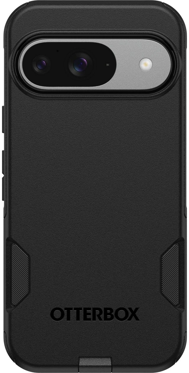 Main image of Google Pixel 9 & 9 Pro Commuter Series Case - Black, Ultra-Sleek, Wireless Charging Compatible, Raised Edges Protect Camera & Screen (Ships in Polybag)