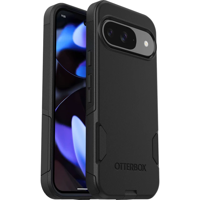 Alt view image 4 of 4 - Google Pixel 9 & 9 Pro Commuter Series Case - Black, Ultra-Sleek, Wireless Charging Compatible, Raised Edges Protect Camera & Screen (Ships in Polybag)