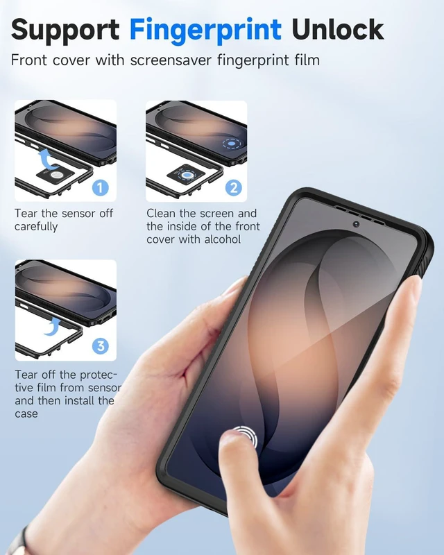 Alt view image 6 of 7 - Magnetic Designed for Samsung Galaxy S26 Ultra Phone Case Black | Full Body Shockproof Cover, with Built-in Screen Protector Slim Fit Protective Case for S26 Ultra 6.9"
