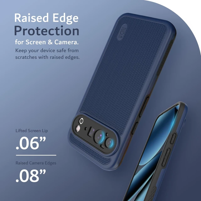 Alt view image 4 of 6 - MergeGrip Magsafe Compatible for Pixel 10 Pro XL Case - Indigo Blue | Military Grade Drop Tested | Dual Layer Slim Heavy Duty Protective Cases for Google Pixel 10 Pro XL Phone Case