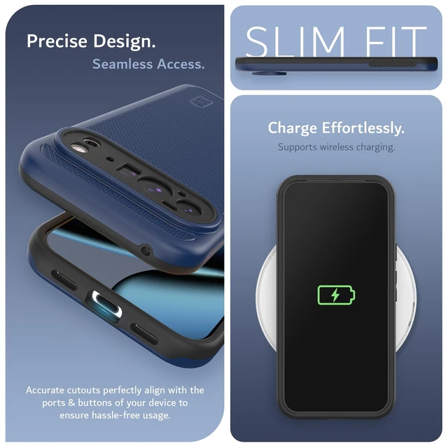 Alt view image 5 of 6 - MergeGrip Magsafe Compatible for Pixel 10 Pro XL Case - Indigo Blue | Military Grade Drop Tested | Dual Layer Slim Heavy Duty Protective Cases for Google Pixel 10 Pro XL Phone Case