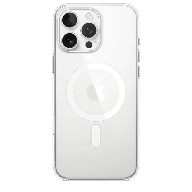 Alt view image 3 of 4 - iPhone 16 Pro Max Clear Case with MagSafe and Camera Control: Lightweight Phone Case, Wireless Charging Compatible, Smooth Glossy Finish
