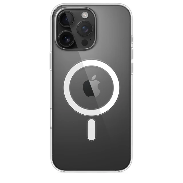 Alt view image 4 of 4 - iPhone 16 Pro Max Clear Case with MagSafe and Camera Control: Lightweight Phone Case, Wireless Charging Compatible, Smooth Glossy Finish
