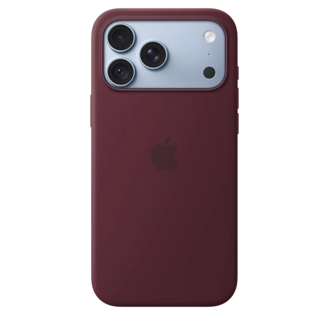 Alt view image 2 of 4 - iPhone 18 Pro Max Silicone Case with MagSafe Burgundy | Lightweight Phone Case, Wireless Charging Compatible, Smooth Matte Finish