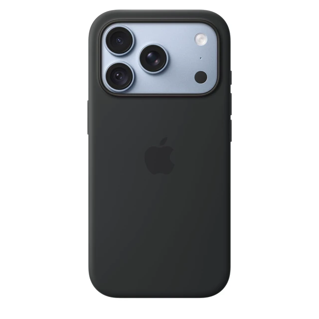 Alt view image 3 of 6 - iPhone 18 Pro Silicone Case with MagSafe Black | Lightweight Phone Case, Wireless Charging Compatible, Smooth Matte Finish