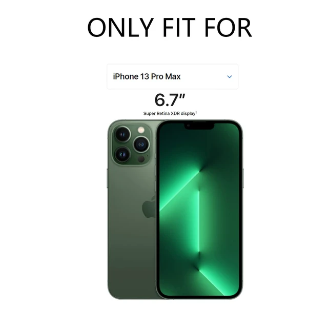 Alt view image 5 of 6 - Soft Silicone Phone Case for iPhone 13 Pro Max, Red (6.7 inch) | TPU Rubber Back Case, Back Cover, Precise Rear Camera Cutouts, Shock-Absorbing Design, Wireless Charging Support