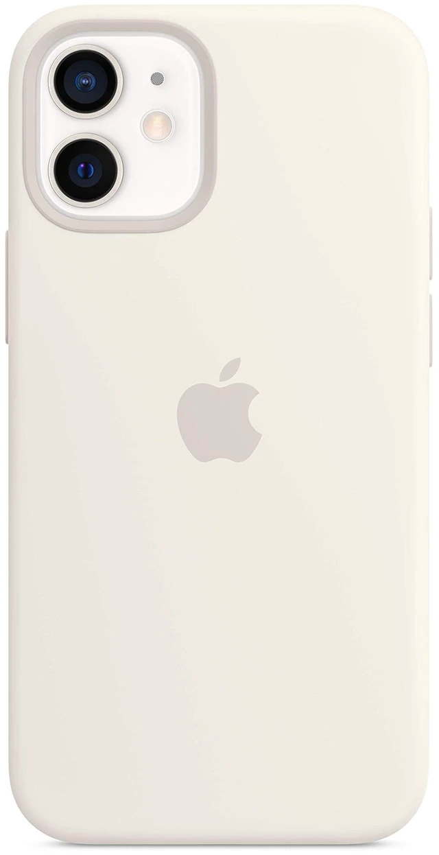 Main image of iPhone 12 mini Silicone Case with MagSafe - White