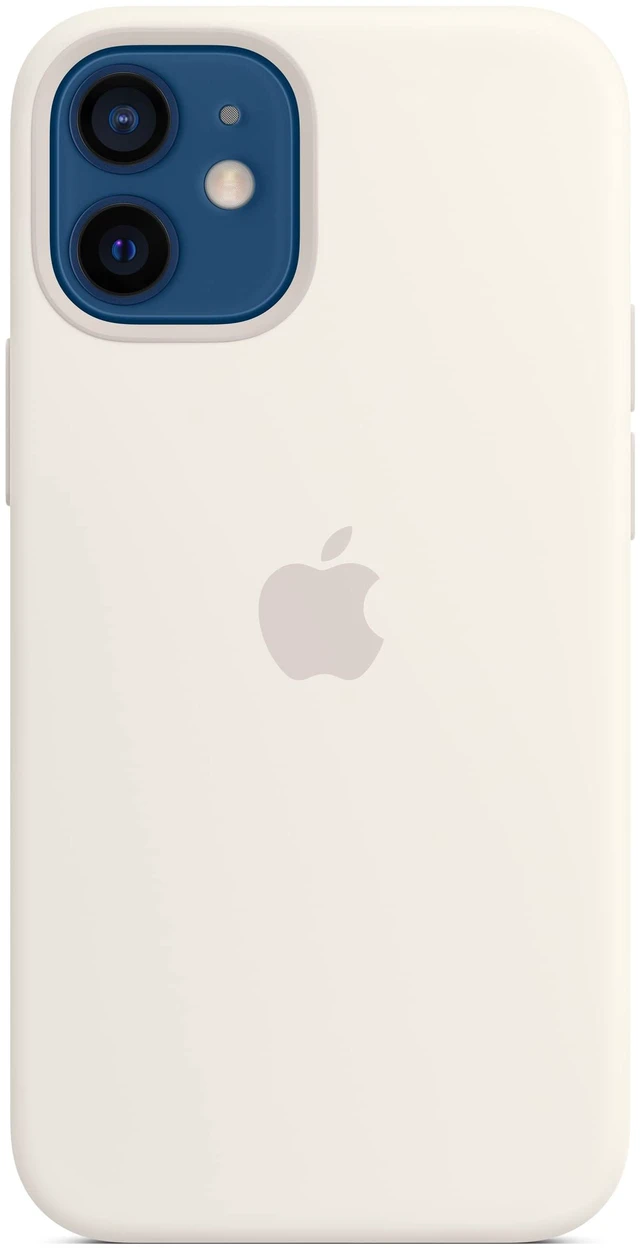 Alt view image 2 of 2 - iPhone 12 mini Silicone Case with MagSafe - White