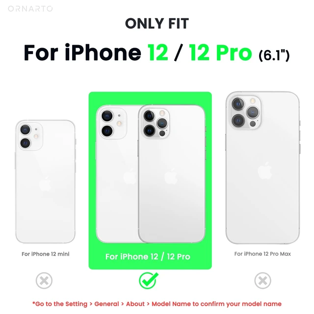 Alt view image 2 of 6 - for iPhone 12/12 Pro Case, Slim Liquid Silicone, Navy Blue | 3-Layer Full Covered Soft Gel Rubber, Non-Slip Grip Shockproof Protective Cover, Phone Case for iPhone 12/ 12 Pro 6.1-Inch