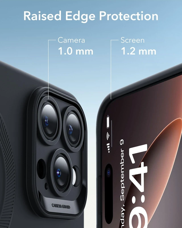 Alt view image 7 of 7 - for iPhone16 Pro Case with MagSafe, Supports Magnetic Charging, Smooth & Slim Silicone Case, Shockproof,for iPhone 16 Pro 6.3 inch Black