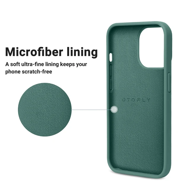 Alt view image 6 of 7 - Designed for iPhone 14 Pro Case, Silicone Shockproof Slim Thin Phone Case for iPhone 14 Pro 6.1 inch (Pine Green)