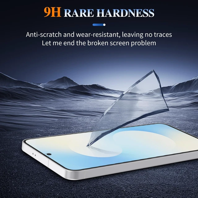 Alt view image 3 of 7 - 3 Pack Screen Protector for Samsung Galaxy S25 FEBubble Free | Tempered Glass Screen, Anti-Scratch, 9H Hardness & Easy Installation