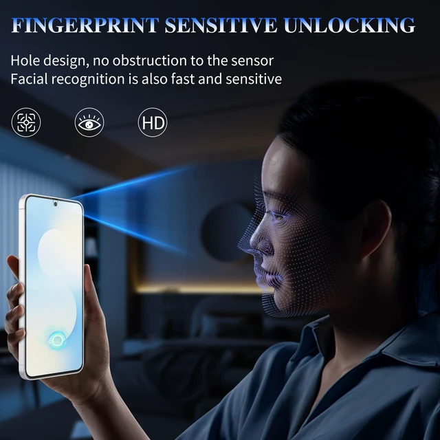 Alt view image 6 of 7 - 3 Pack Screen Protector for Samsung Galaxy S25 FEBubble Free | Tempered Glass Screen, Anti-Scratch, 9H Hardness & Easy Installation