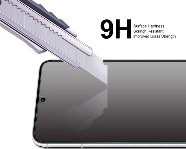 Alt view image 4 of 5 - (3 Pack) Designed for Samsung Galaxy S23 5G Tempered Glass Screen Protector, Anti Scratch, Bubble Free