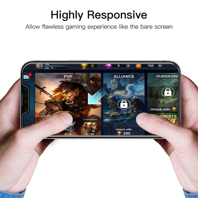 Alt view image 5 of 7 - Screen Protector for iPhone 14, 3-Pack | HD Clear, Face ID Compatible, Anti-Scratch Glass