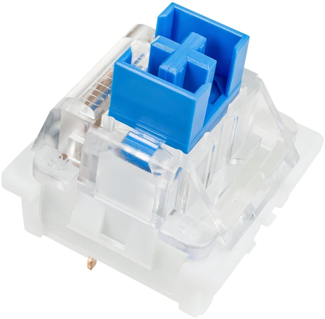 Alt view image 2 of 7 - OUTEMU Switches, 3-Pin Hot Swappable - Cherry MX Equivalent DIY Replacement Pack for Mechanical Gaming Keyboards-Parent (Blue, 90 Pcs)